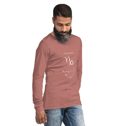 Image 48 of True Royal Montaire Long Sleeve Shirt, size 2XL, with Capricorn artwork visible in front view, right-side angle.