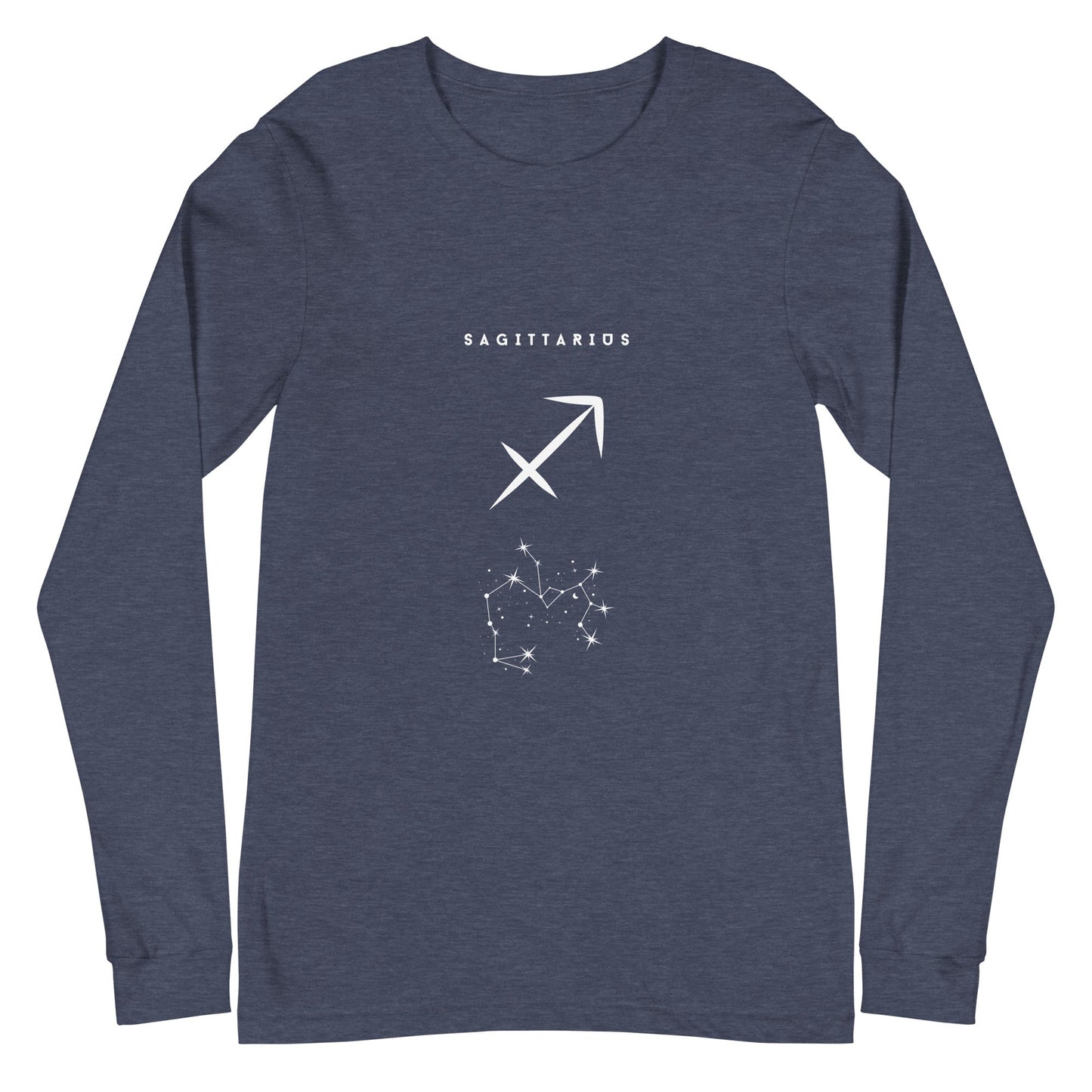 Arrowborne Long Sleeve Shirt - Left Placement by R.A. Apparel, image 9, front view, Black, size M, left placement.