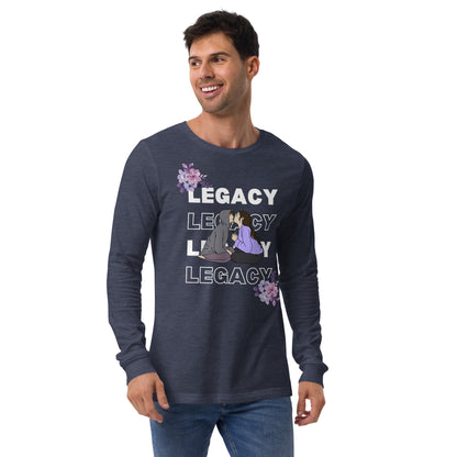 Heirloom Long Sleeve Shirt - Left Placement product image 23 in Red, size M, with front view and left placement.
