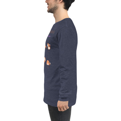 Mood Diary Long Sleeve Shirt - Left Placement by R.A. Apparel, image 81, left-side angle, Sand Dune, size XS, left placement.