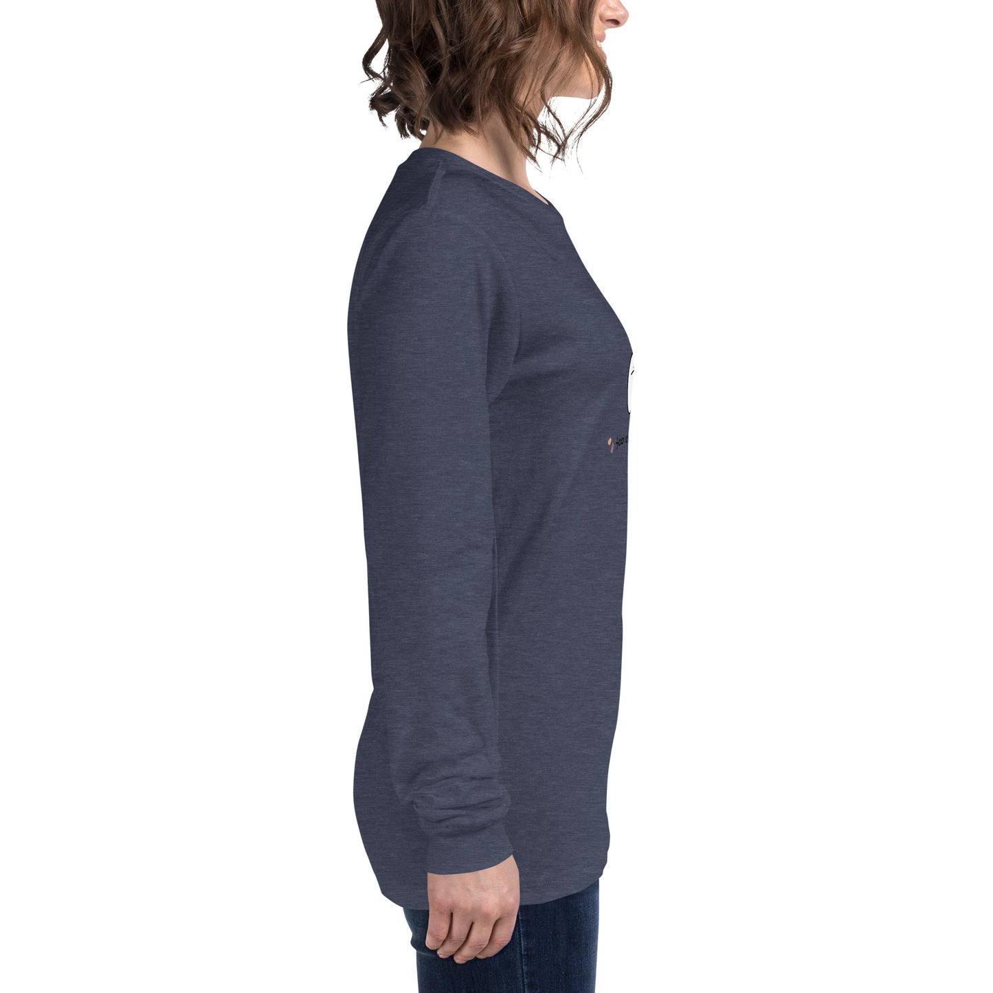 Cute Haunt Long Sleeve Shirt - Left Placement image 83: Sand Dune version, size M with right-side angle of the Too Cute to Spook range.