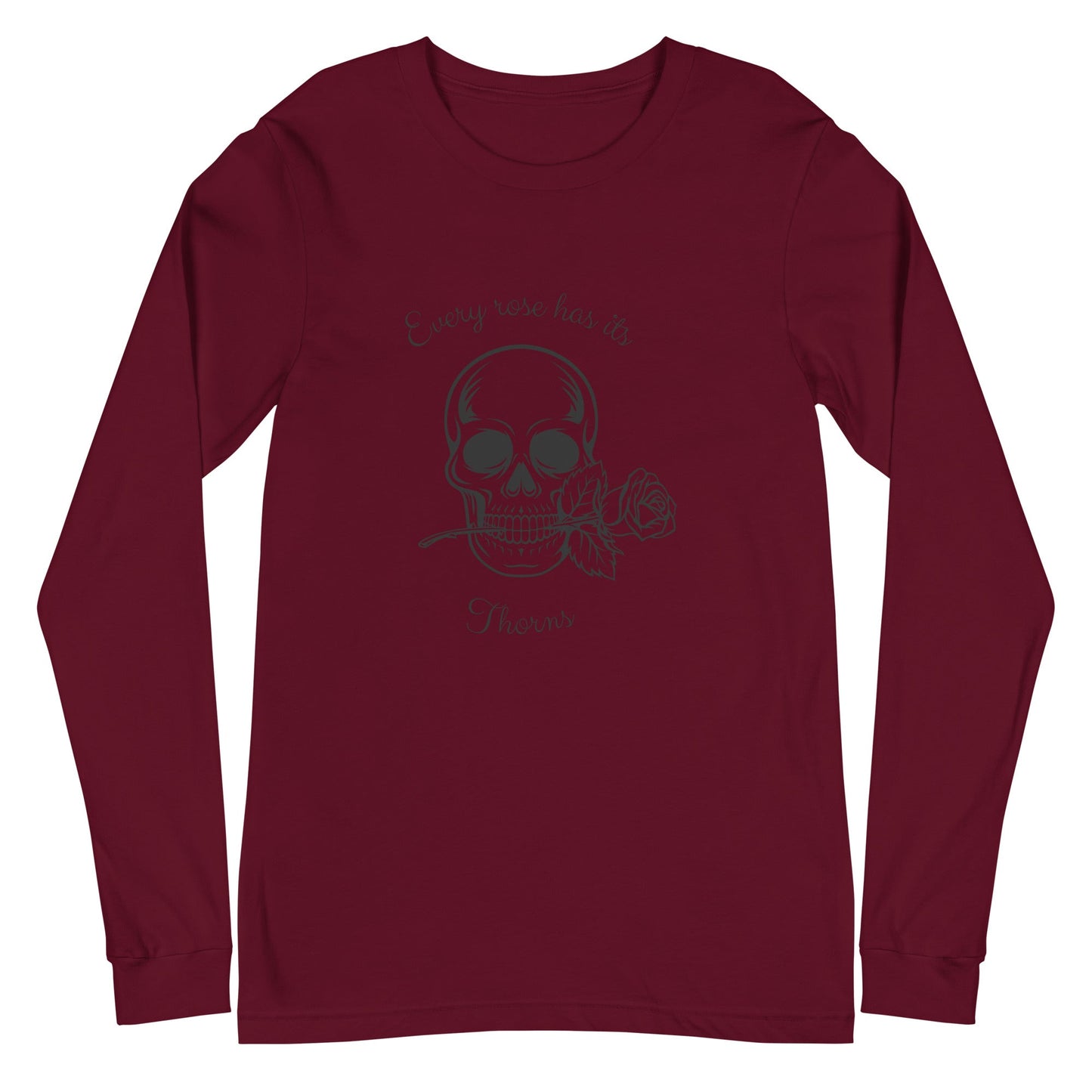 Rose & Bone Long Sleeve Shirt - Left Placement by R.A. Apparel, image 2, front view, Navy, size S, left placement.