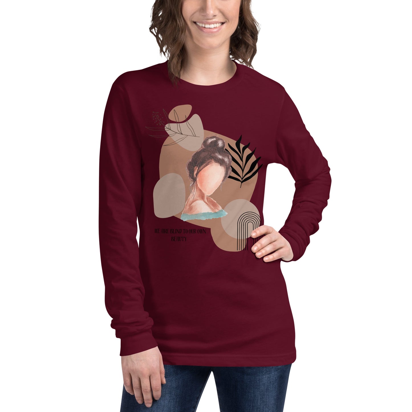 Blind Signal Long Sleeve Shirt - Left Placement 38 product image 1 in Navy, size XS, with front view and left placement.