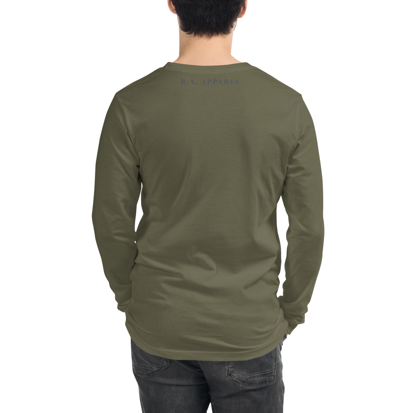 Mood Diary Long Sleeve Shirt - Left Placement product image 20 in Maroon, size XL, with back view and left placement.