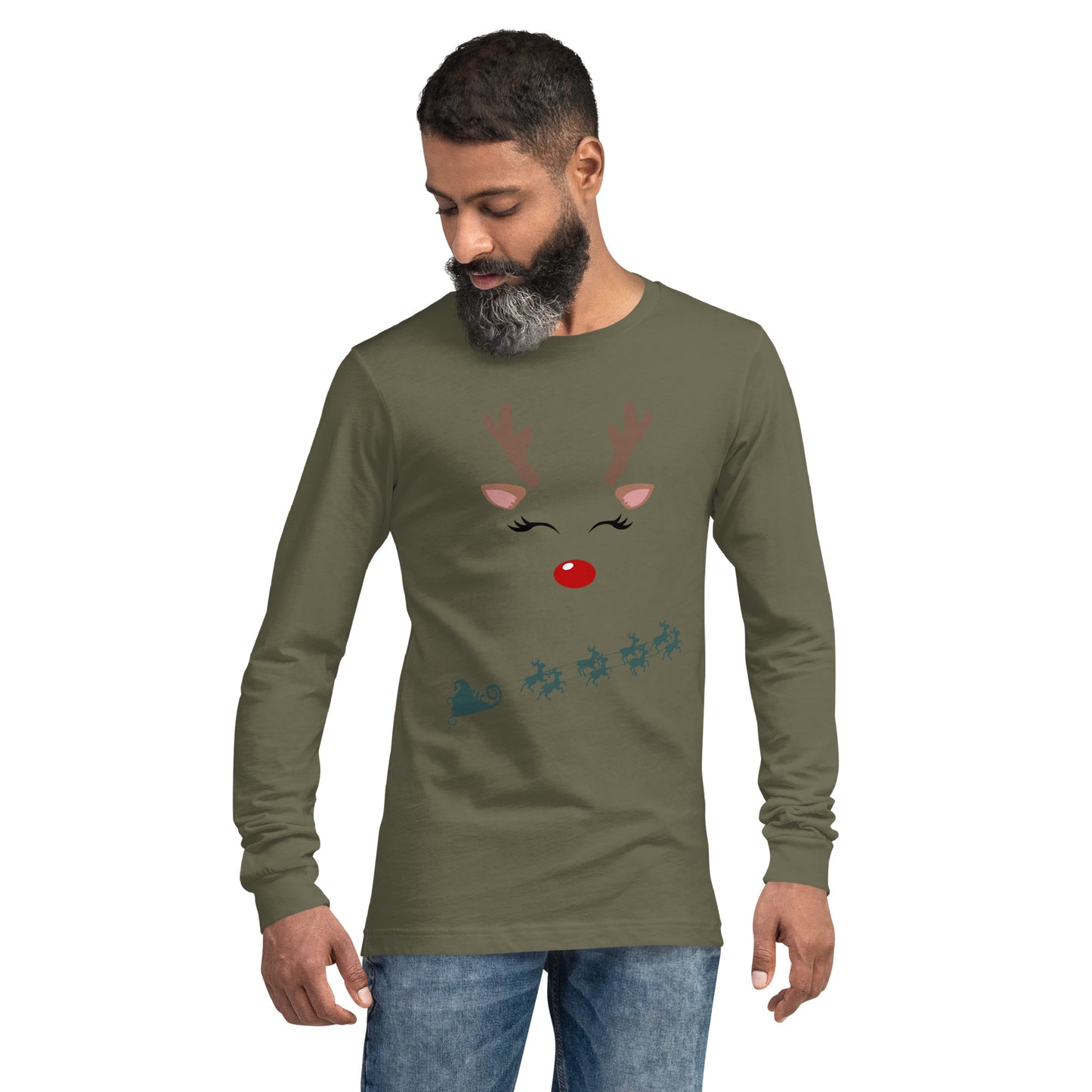 Northern Run Long Sleeve Shirt - Left Placement product image 7 in Maroon, size XS, with front view and left placement.