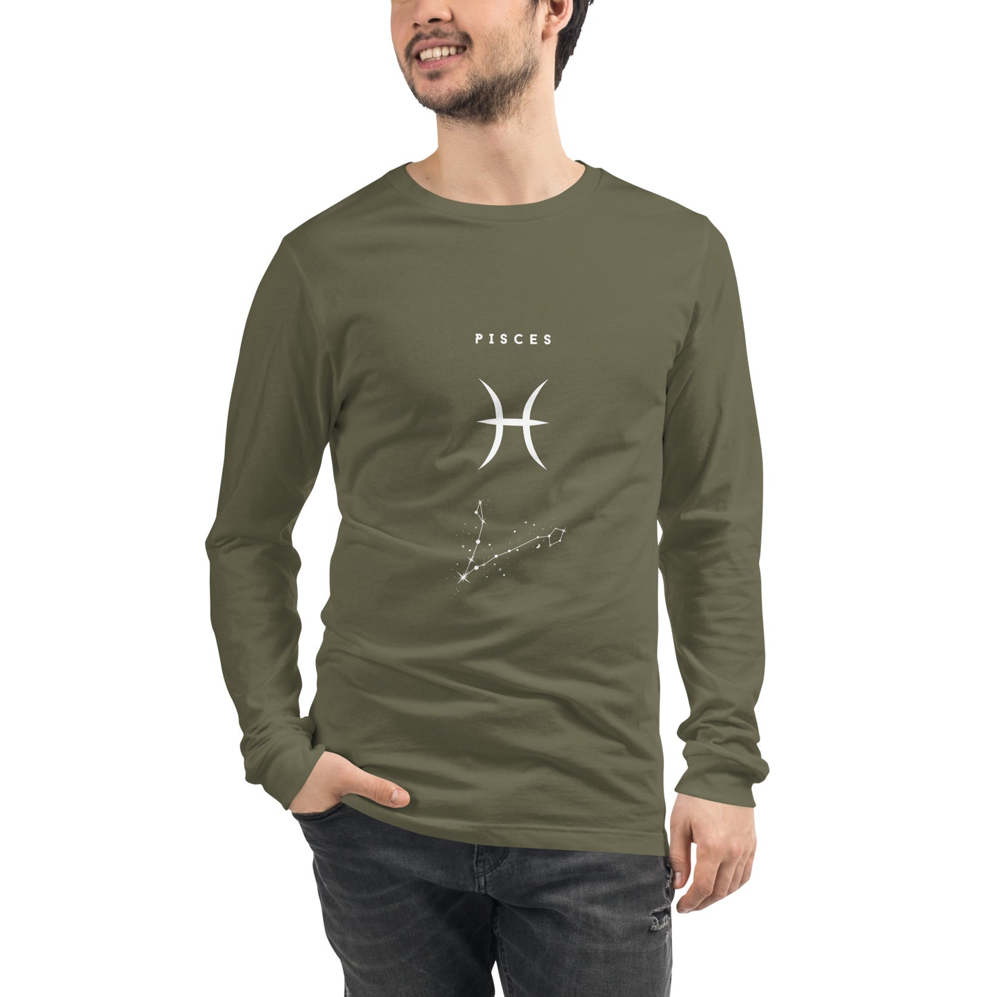 Tideborn Long Sleeve Shirt - Left Placement product image 7 in Black, size XS, with front view and left placement.
