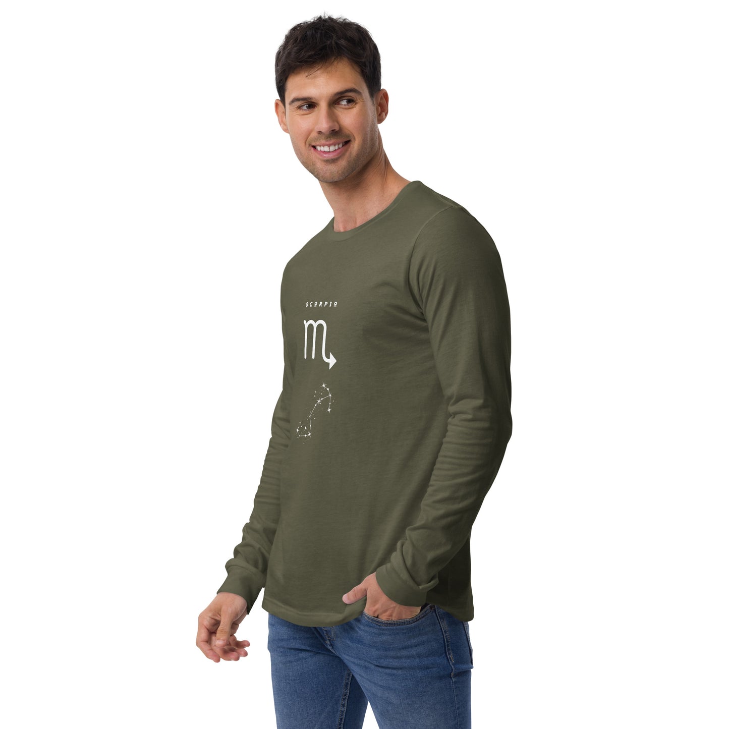 Sabletide Long Sleeve Shirt - Left Placement image 22: Maroon version, size L with front view, left-side angle of the Scorpio range.