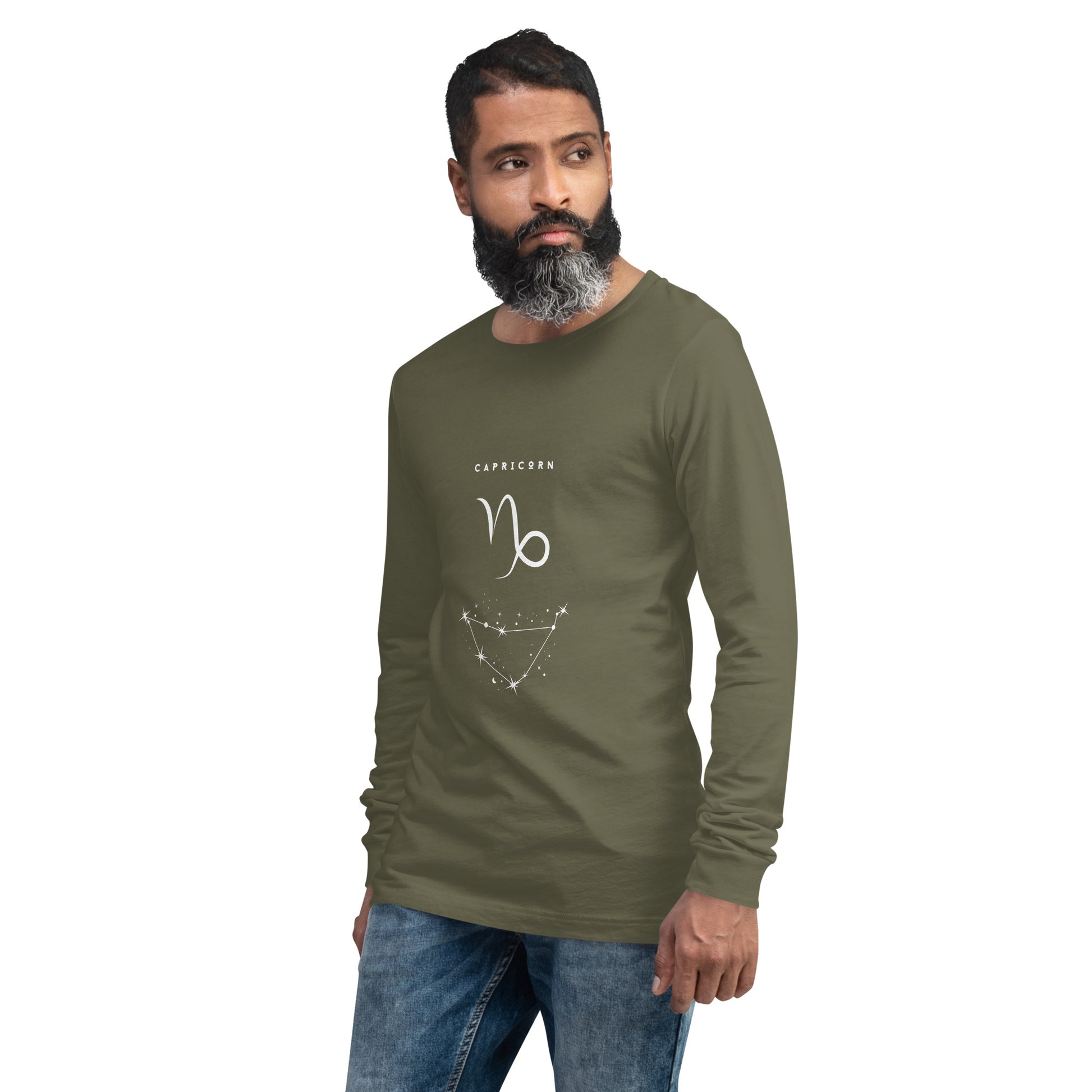 Montaire Long Sleeve Shirt by R.A. Apparel, image 43, front view, left-side angle, True Royal, size XS, design placement.