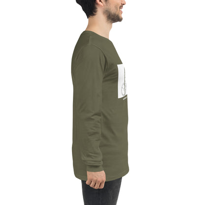 Ever After Long Sleeve Shirt - Left Placement image 22 in Red, size S, showing right-side angle for the Happily Ever After design.