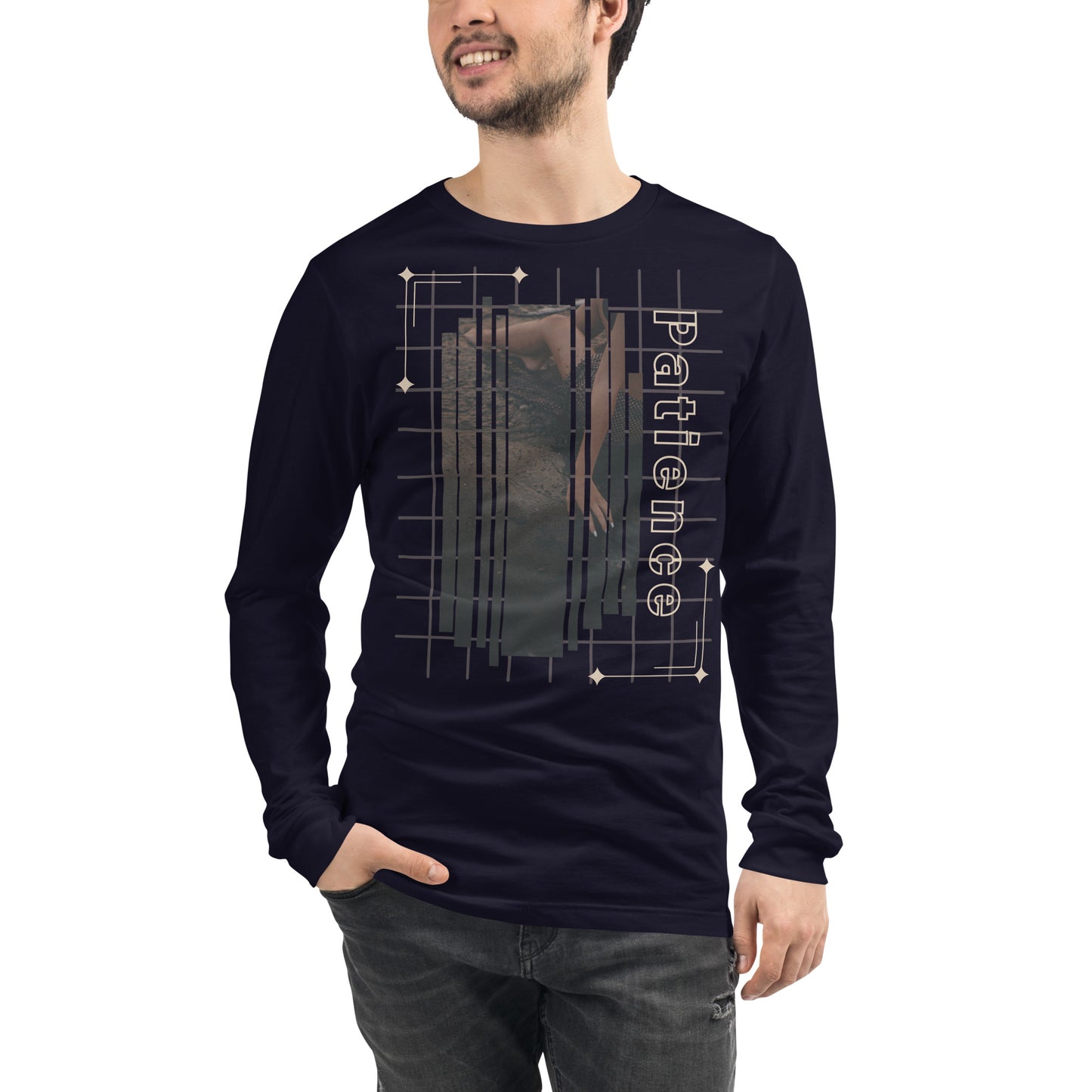 Stillwater Long Sleeve Shirt - Left Placement product image 9 in Black, size M, with front view and left placement.