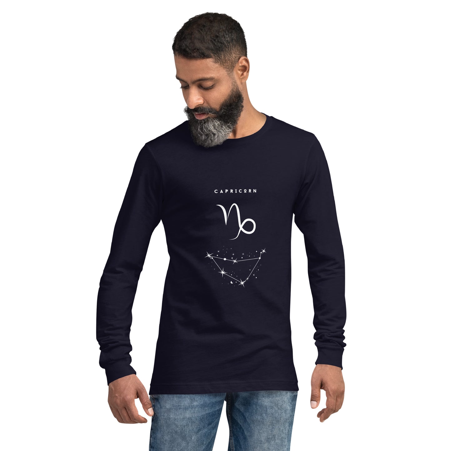 Montaire Long Sleeve Shirt product image 9 in Black, size M, with front view and design placement.