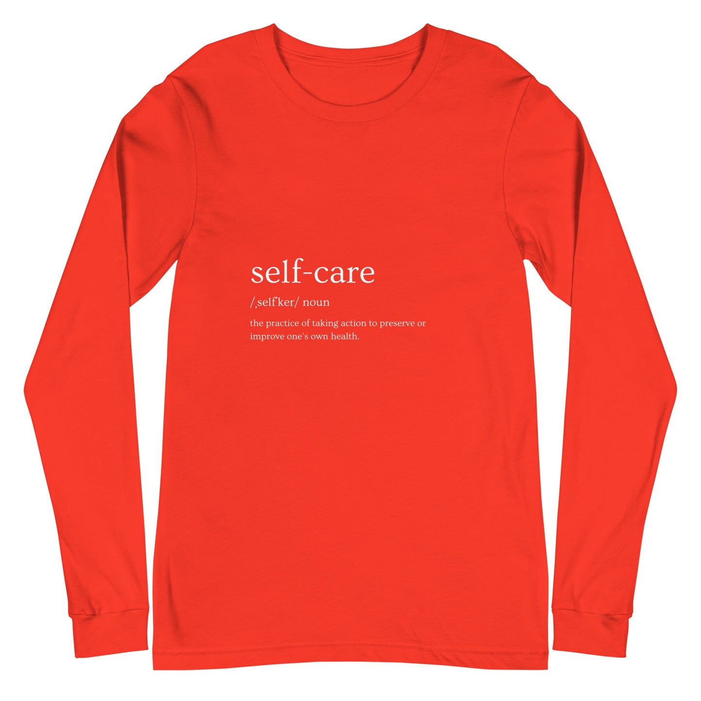Self Ritual Long Sleeve Shirt - Left Placement by R.A. Apparel, image 11, front view, Black, size XL, left placement.