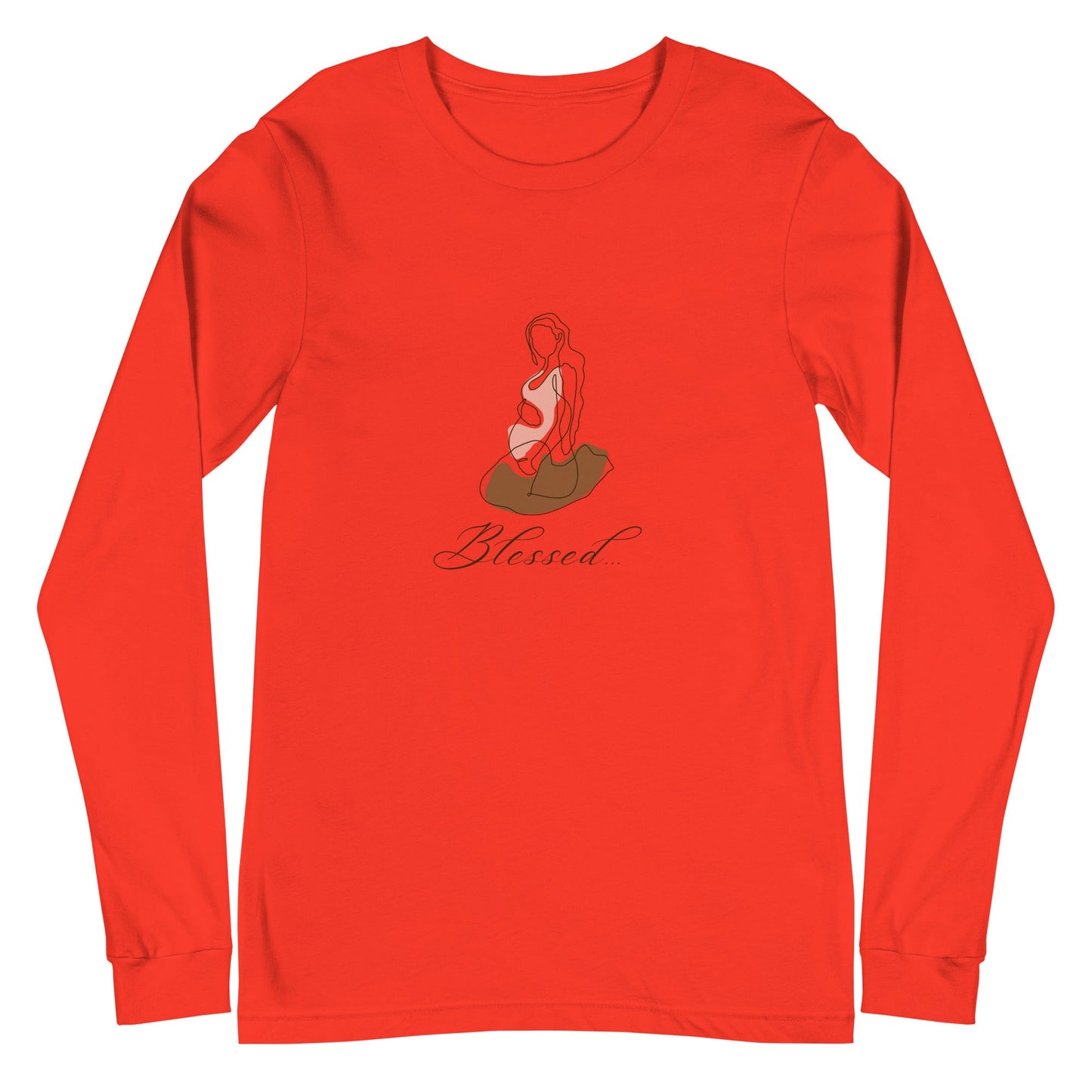 Grace Mark Long Sleeve Shirt - Left Placement product image 11 in Black, size XL, with front view and left placement.
