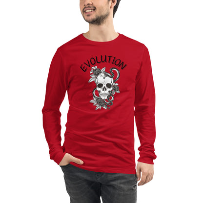 Evolution Long Sleeve Shirt - Left Placement product image 31 in Dark Grey Heather, size XS, with front view and left placement.