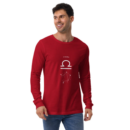 Balance Court Long Sleeve Shirt - Left Placement by R.A. Apparel, image 9, front view, Black, size M, left placement.