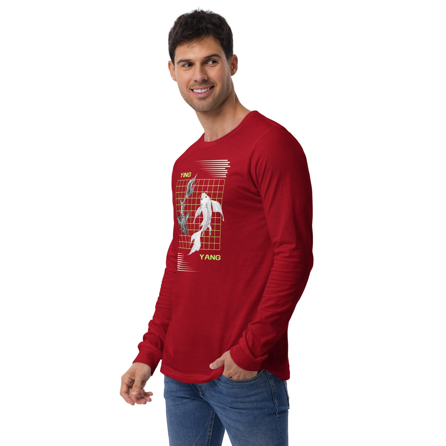 Equinoxe Long Sleeve Shirt product image 10 in Black, size 2XL, with front view, left-side angle and design placement.