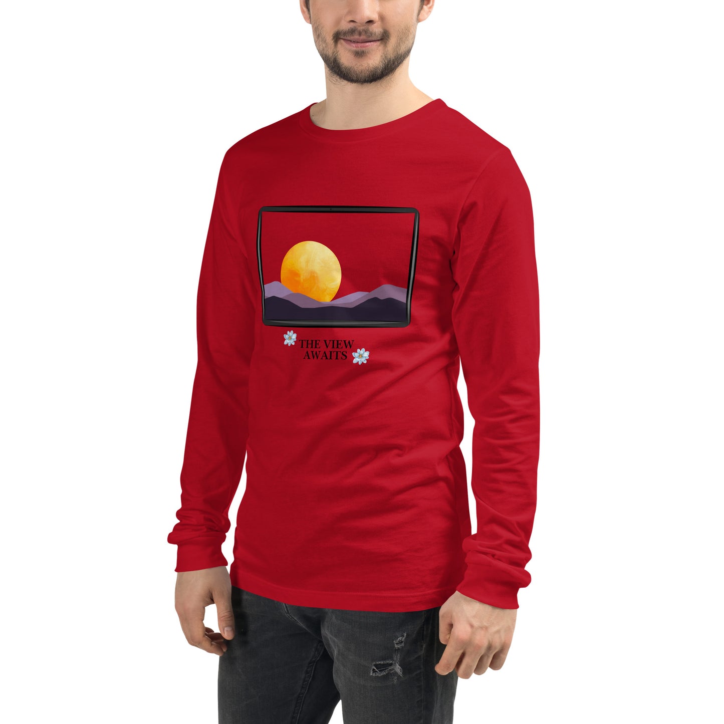 Avenor Long Sleeve Shirt image 29: Heather Forest version, size XL with front view, left-side angle of the The View Awaits range.