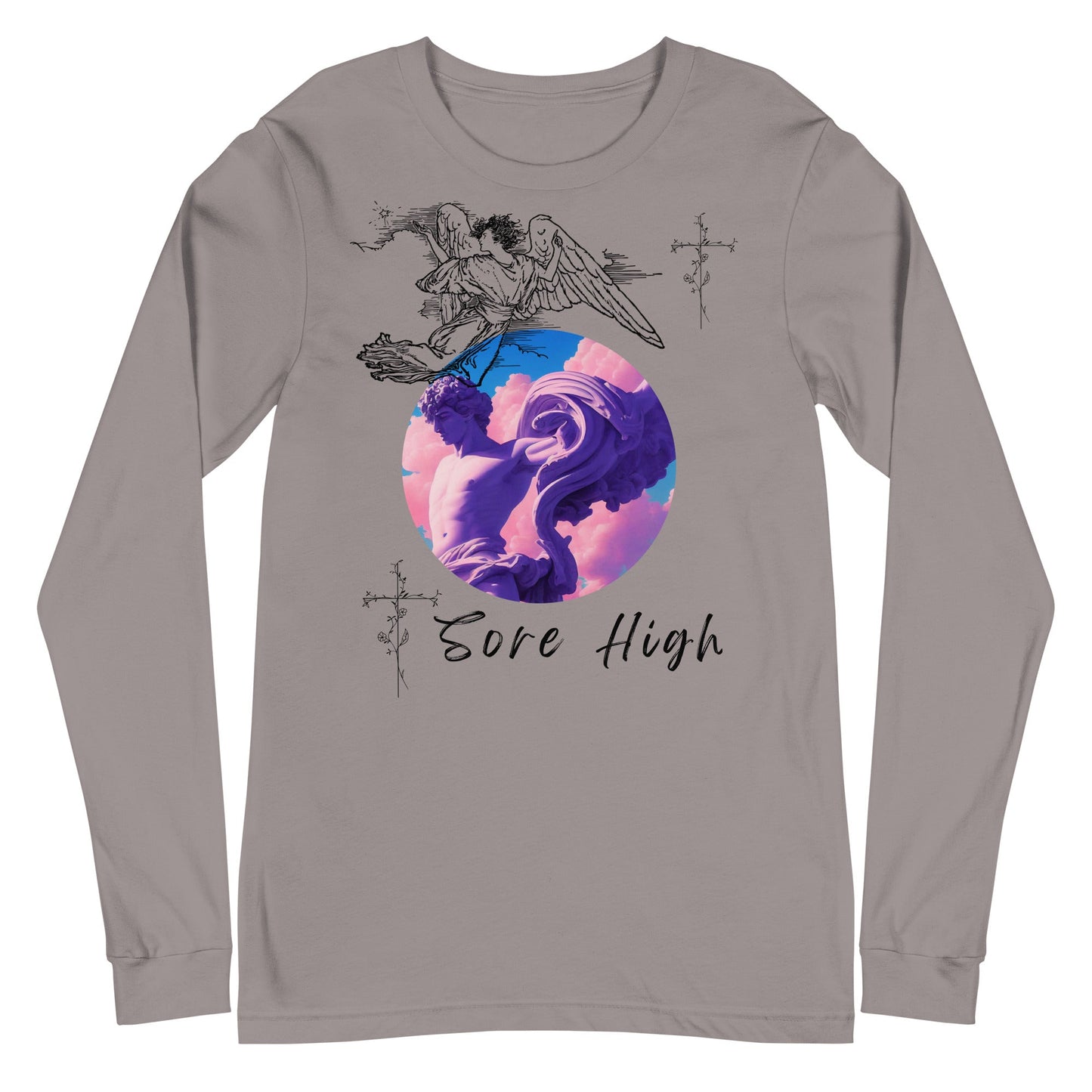 Skyborne Long Sleeve Shirt - Left Placement product image 12 in Black, size 2XL, with front view and left placement.