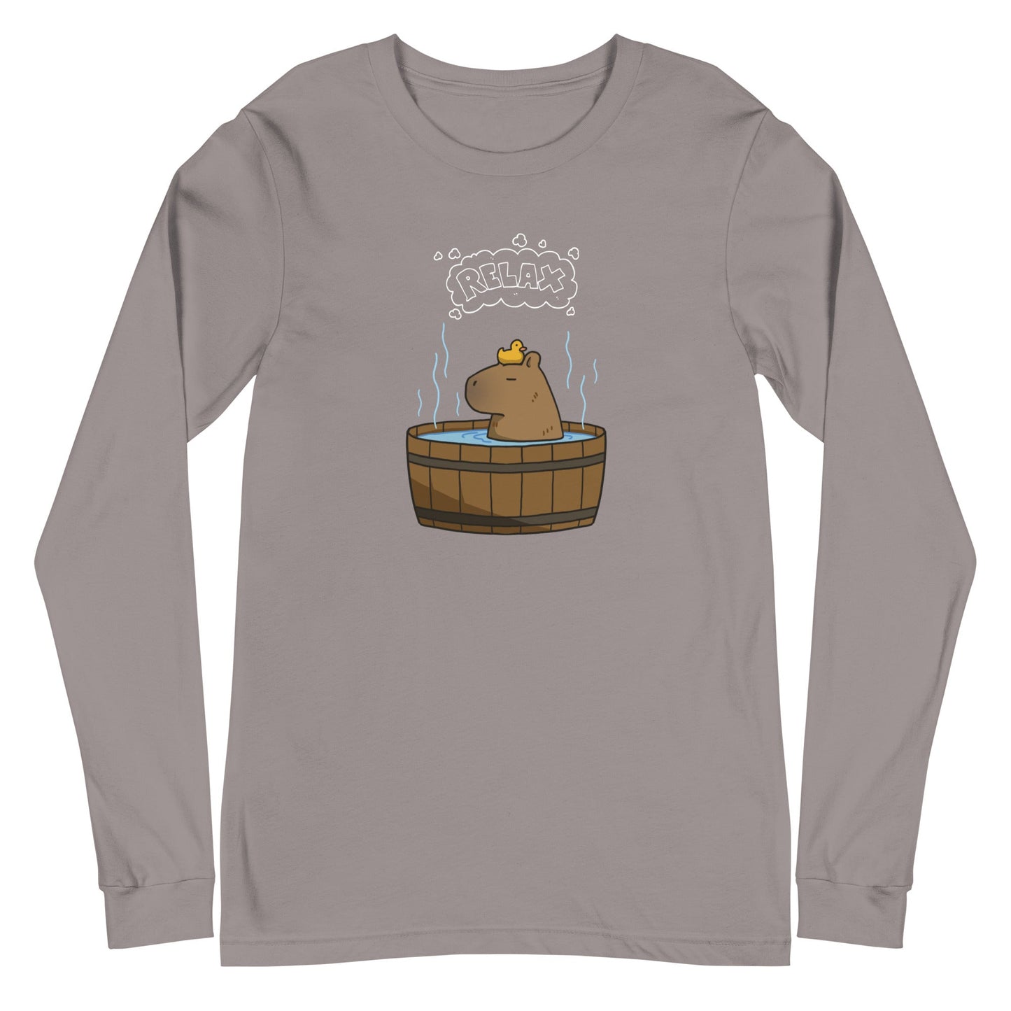 Slow Hour Long Sleeve Shirt - Left Placement product image 14 in Navy, size S, with front view and left placement.