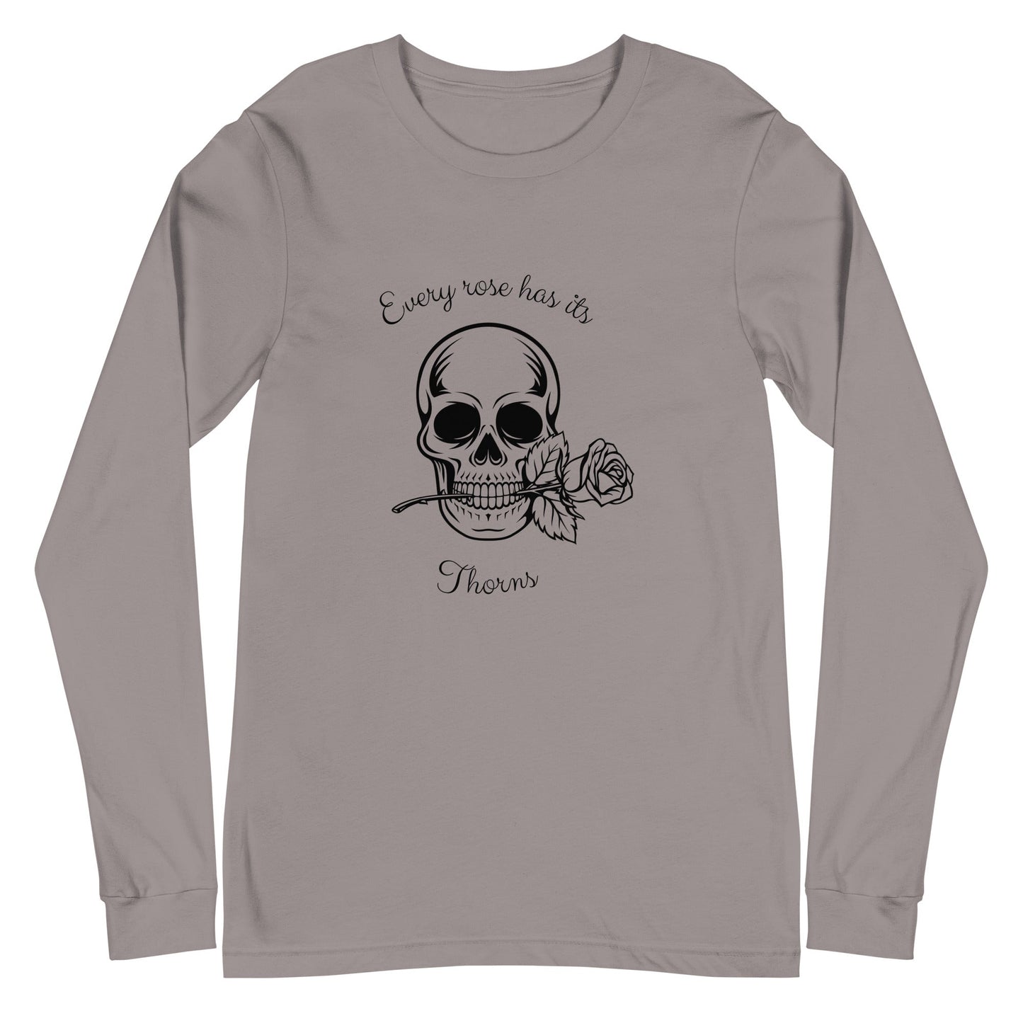 Rose & Bone Long Sleeve Shirt - Left Placement by R.A. Apparel, image 10, front view, Maroon, size L, left placement.