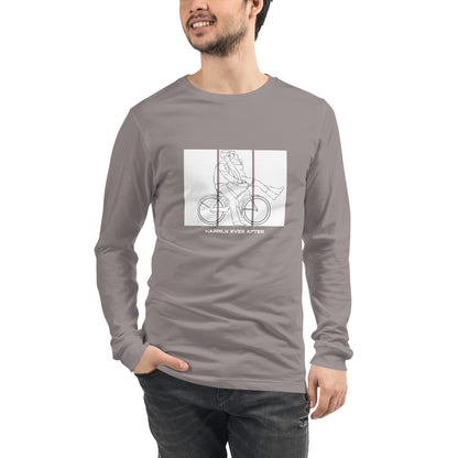 Ever After Long Sleeve Shirt - Left Placement image 73: Gold version, size M with front view of the Happily Ever After range.