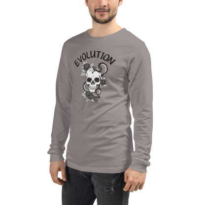 Evolution Long Sleeve Shirt - Left Placement image 77: selected colour version with front view, left-side angle of the Evolution range.