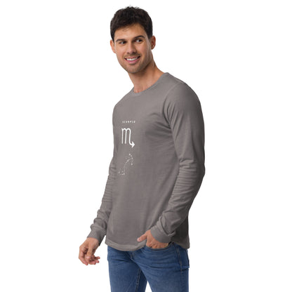 Sabletide Long Sleeve Shirt - Left Placement by R.A. Apparel, image 26, front view, left-side angle, Red, size S, left placement.