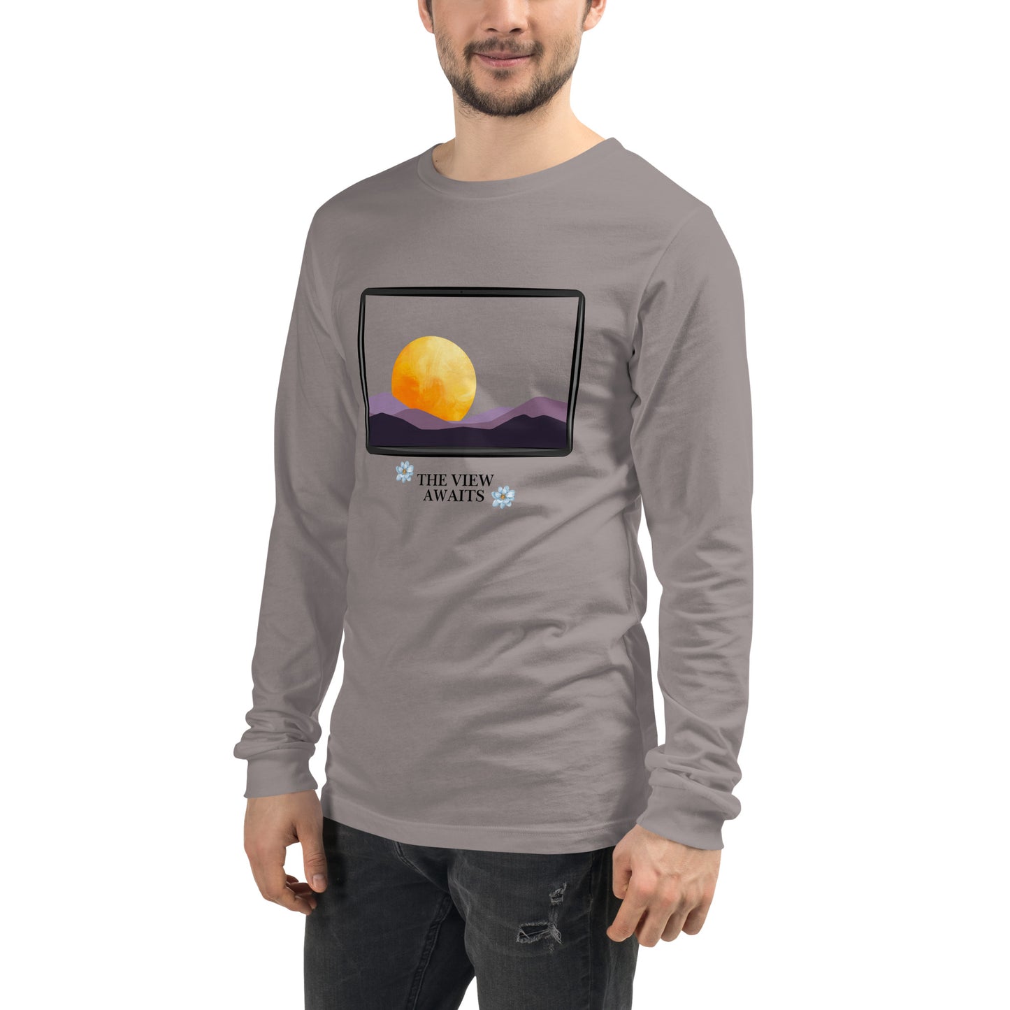 Avenor Long Sleeve Shirt image 77: White version, size M with front view, left-side angle of the The View Awaits range.