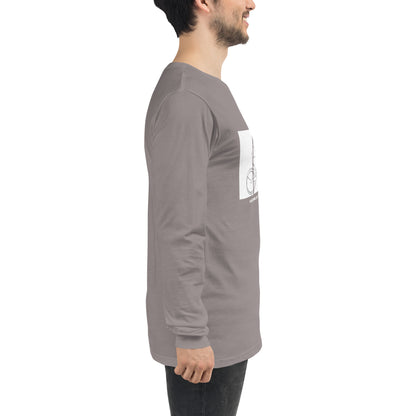 Ever After Long Sleeve Shirt - Left Placement image 76: Athletic Heather version, size XS with right-side angle of the Happily Ever After range.