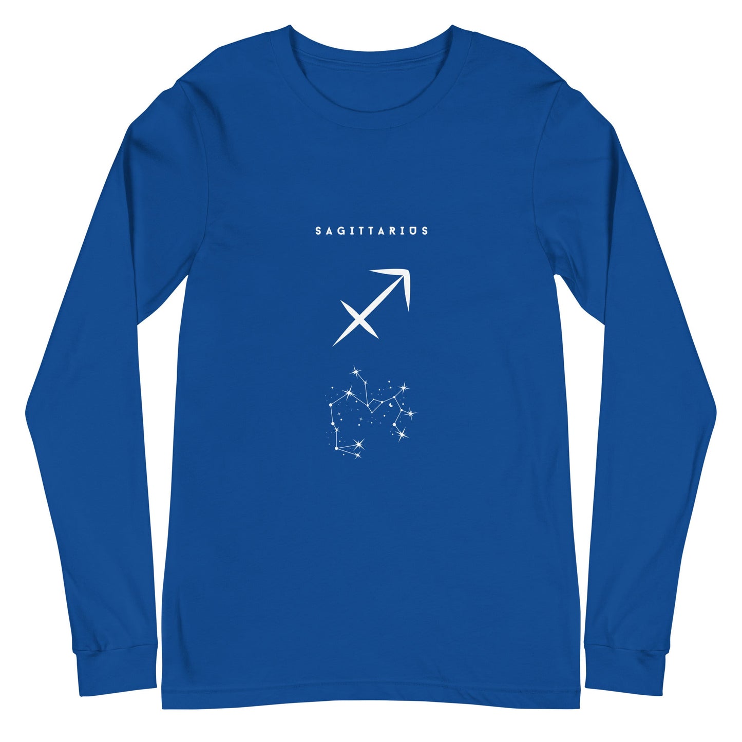 Arrowborne Long Sleeve Shirt - Left Placement by R.A. Apparel, image 8, front view, Black, size S, left placement.