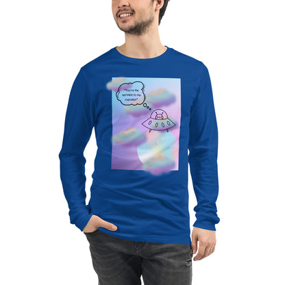 Sprinkle Theory Long Sleeve Shirt - Left Placement by R.A. Apparel, image 85, front view, Sand Dune, size XL, left placement.