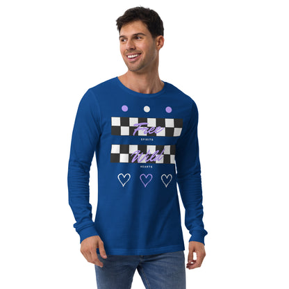 Freeborne Long Sleeve Shirt - Left Placement product image 29 in Heather Forest, size L, with front view and left placement.