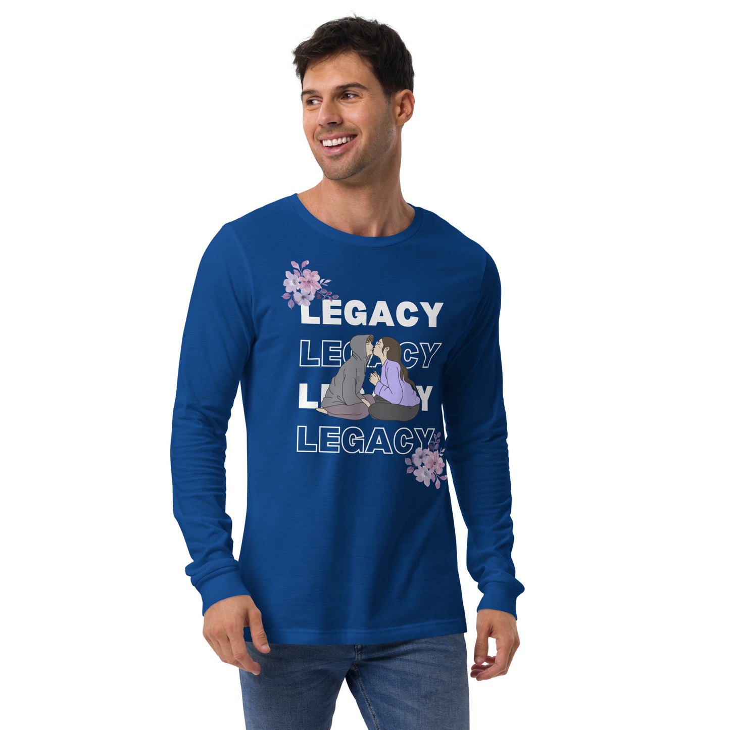 Heirloom Long Sleeve Shirt - Left Placement product image 25 in Red, size XL, with front view and left placement.