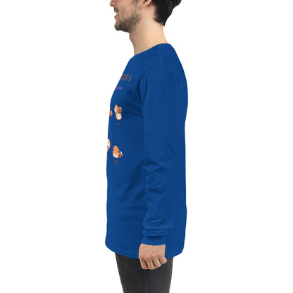 Mood Diary Long Sleeve Shirt - Left Placement image 87 in White, size S, showing left-side angle for the My Daily Moods design.