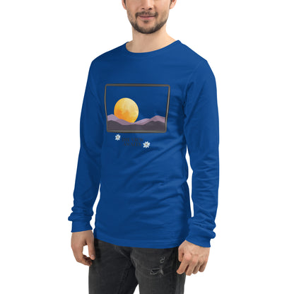 Avenor Long Sleeve Shirt image 47: Heather Deep Teal version, size M with front view, left-side angle of the The View Awaits range.