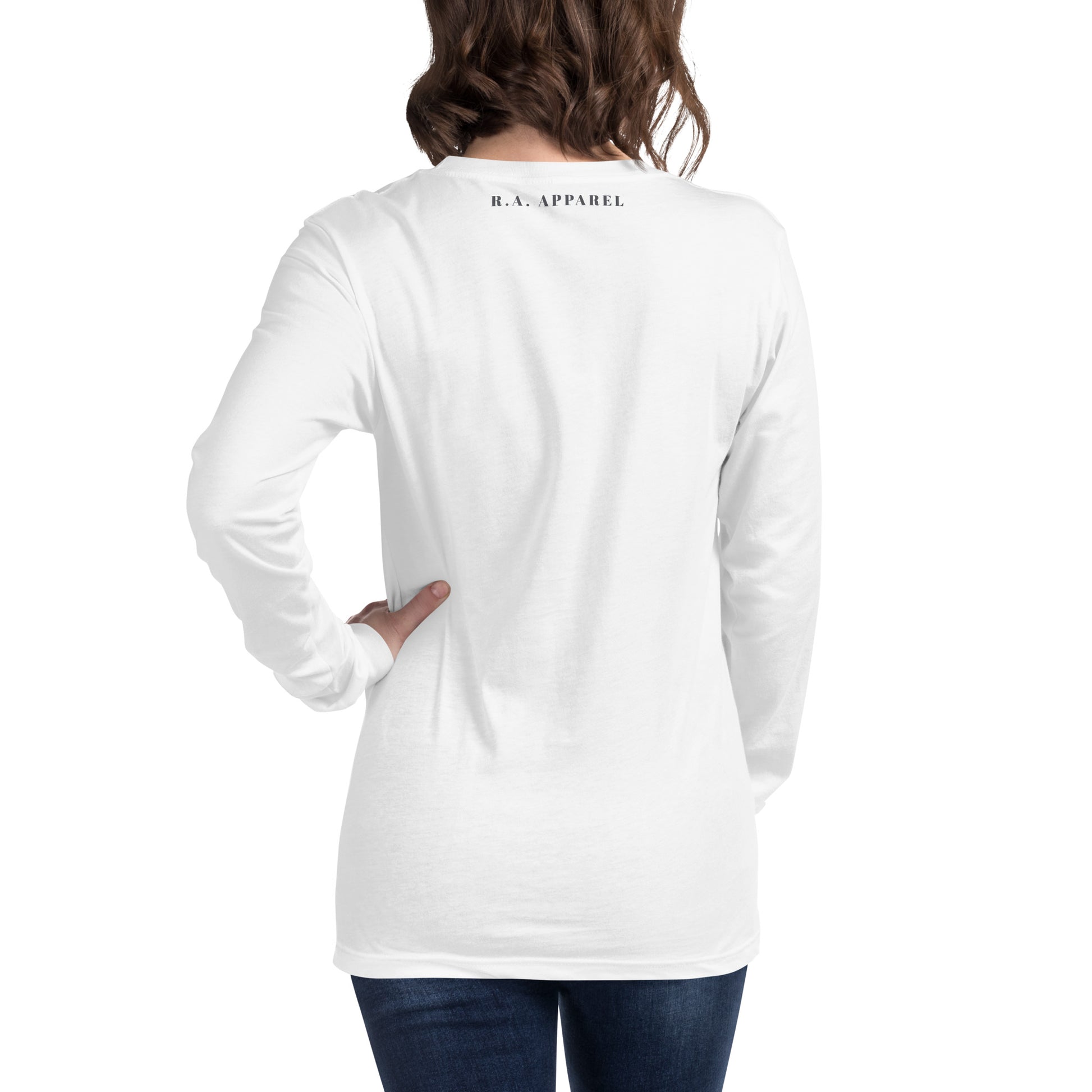 Blind Signal Long Sleeve Shirt - Left Placement 38 image 12: Maroon version, size 2XL with back view of the We Are Blind range.