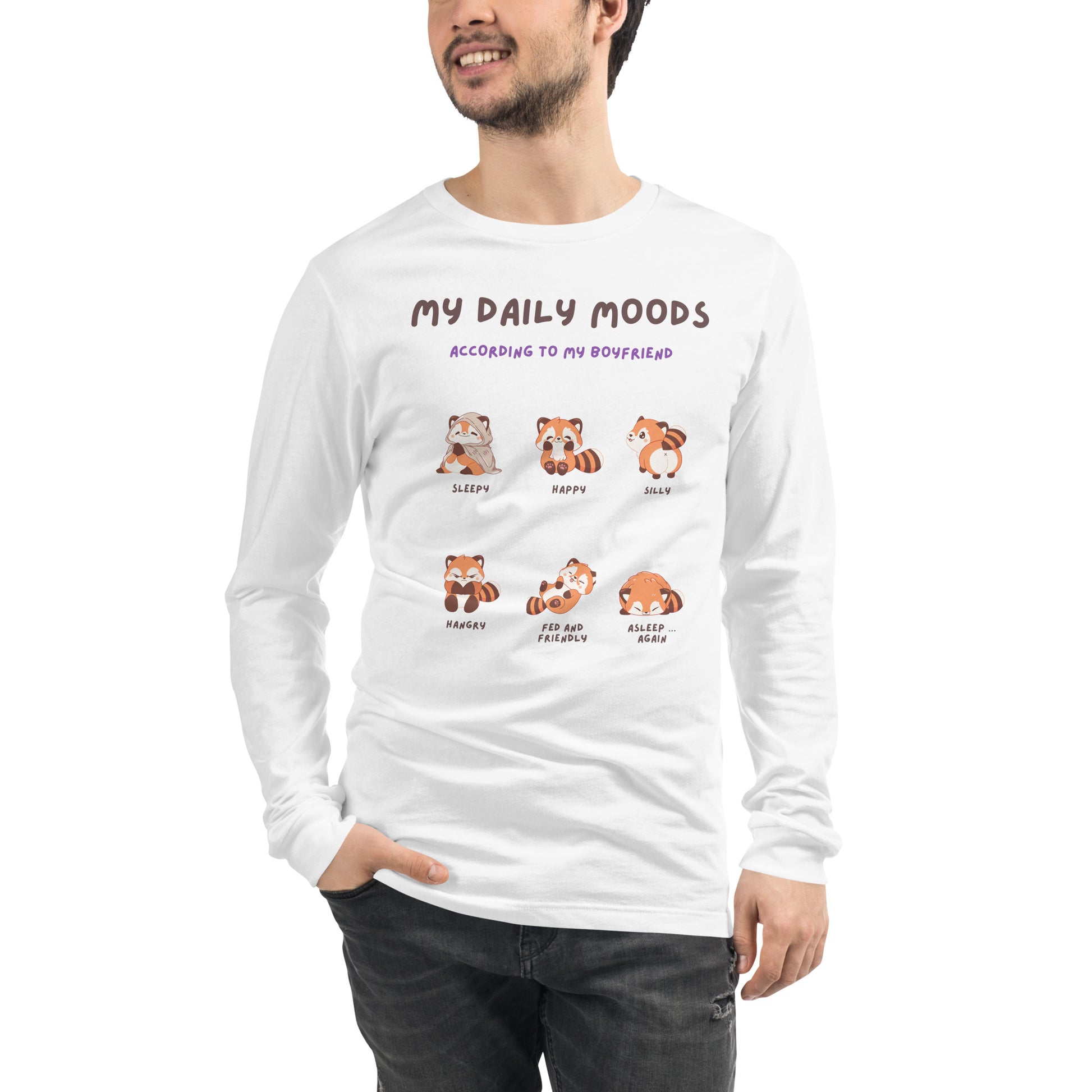 Mood Diary Long Sleeve Shirt - Left Placement product image 37 in True Royal, size S, with front view and left placement.