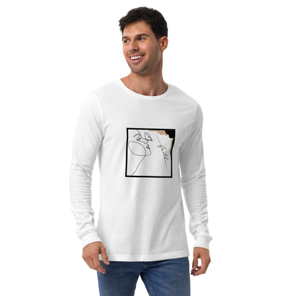 Faithline Long Sleeve Shirt - Left Placement product image 11 in Navy, size XS, with front view and left placement.