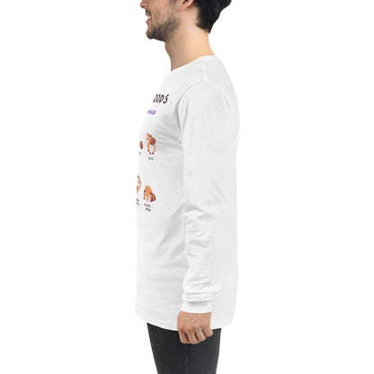 Mood Diary Long Sleeve Shirt - Left Placement product image 39 in True Royal, size L, with left-side angle and left placement.