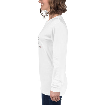 Cute Haunt Long Sleeve Shirt - Left Placement product image 39 in True Royal, size L, with left-side angle and left placement.
