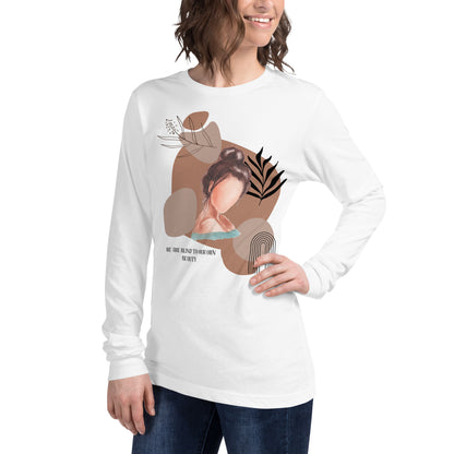 Blind Signal Long Sleeve Shirt - Left Placement 38 image 13: Red version, size XS with front view, left-side angle of the We Are Blind range.