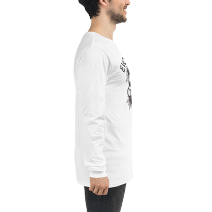 Evolution Long Sleeve Shirt - Left Placement product image 40 in True Royal, size XL, with right-side angle and left placement.