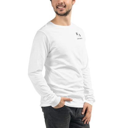 Blind Signal Long Sleeve Shirt - Left Placement 39 product image 12 in Maroon, size 2XL, with front view, right-side angle and left placement.