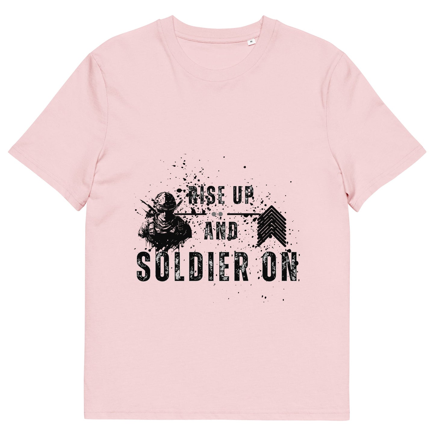 Fortitude T-Shirt - Left Placement 1 by R.A. Apparel, image 10, front view, Red, size 2XL, left placement.