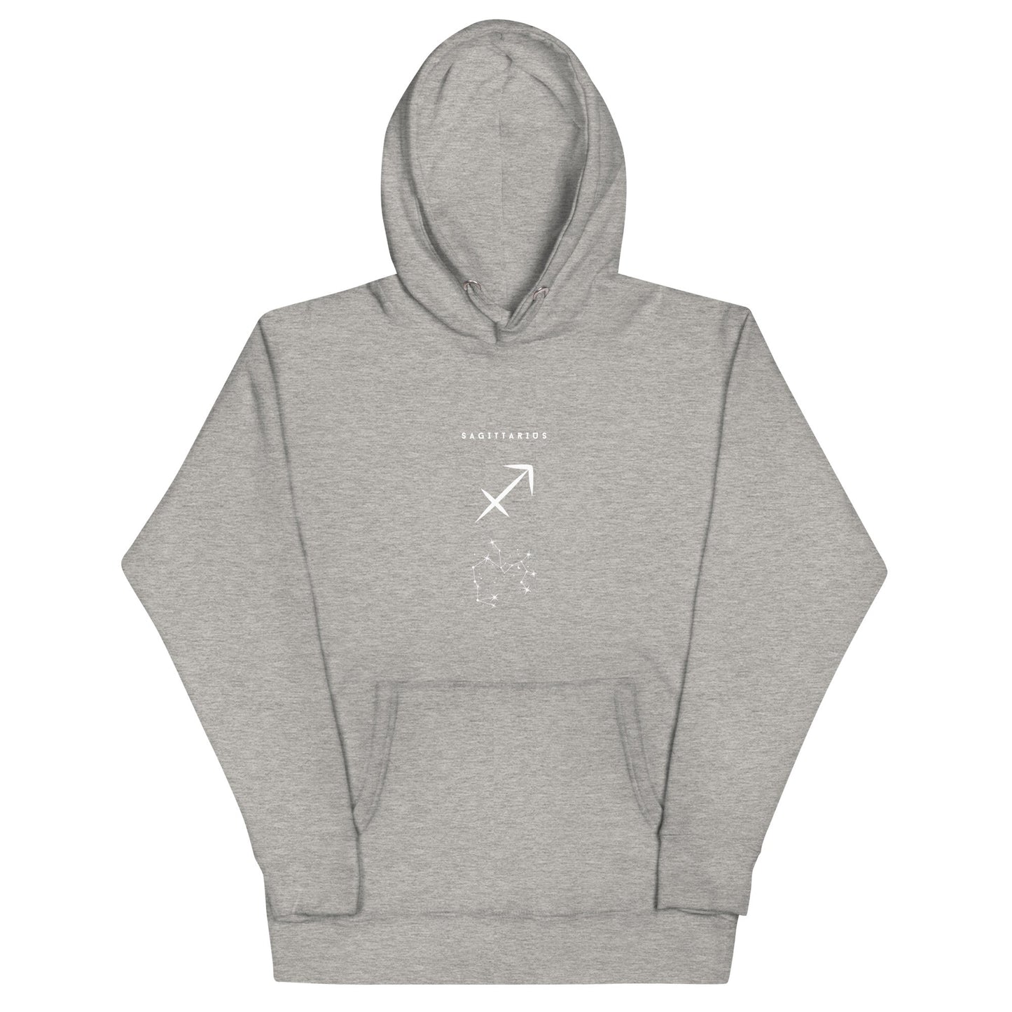 Image 12 of Navy Blazer Arrowborne Hoodie - Left Placement, size 3XL, with Sagittarius artwork visible in front view.