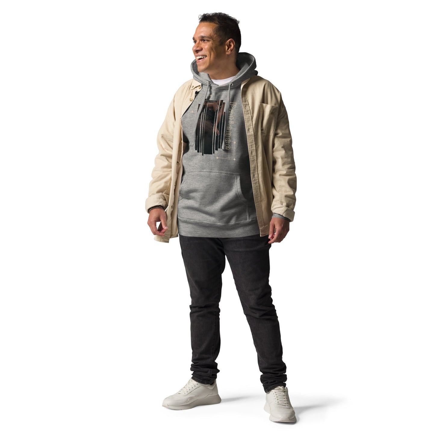 Stillwater Hoodie - Left Placement image 12: Navy Blazer version, size 3XL with front view of the Patience range.