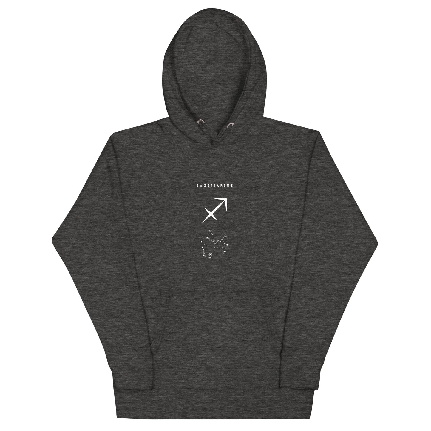 Arrowborne Hoodie - Left Placement by R.A. Apparel, image 4, front view, Black, size XL, left placement.