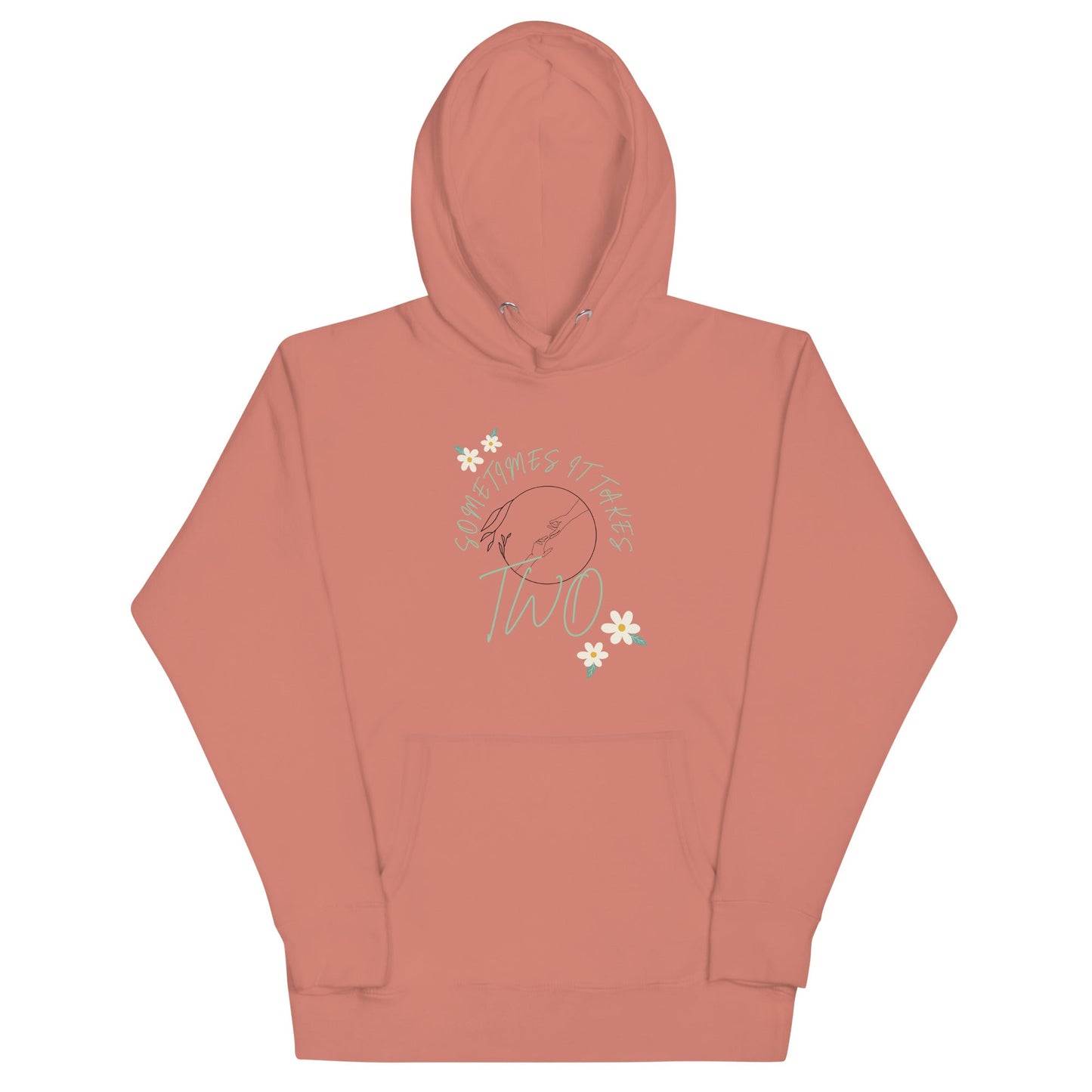 Duet Hoodie - Left Placement image 10: Navy Blazer version, size XL with front view of the It Takes Two range.