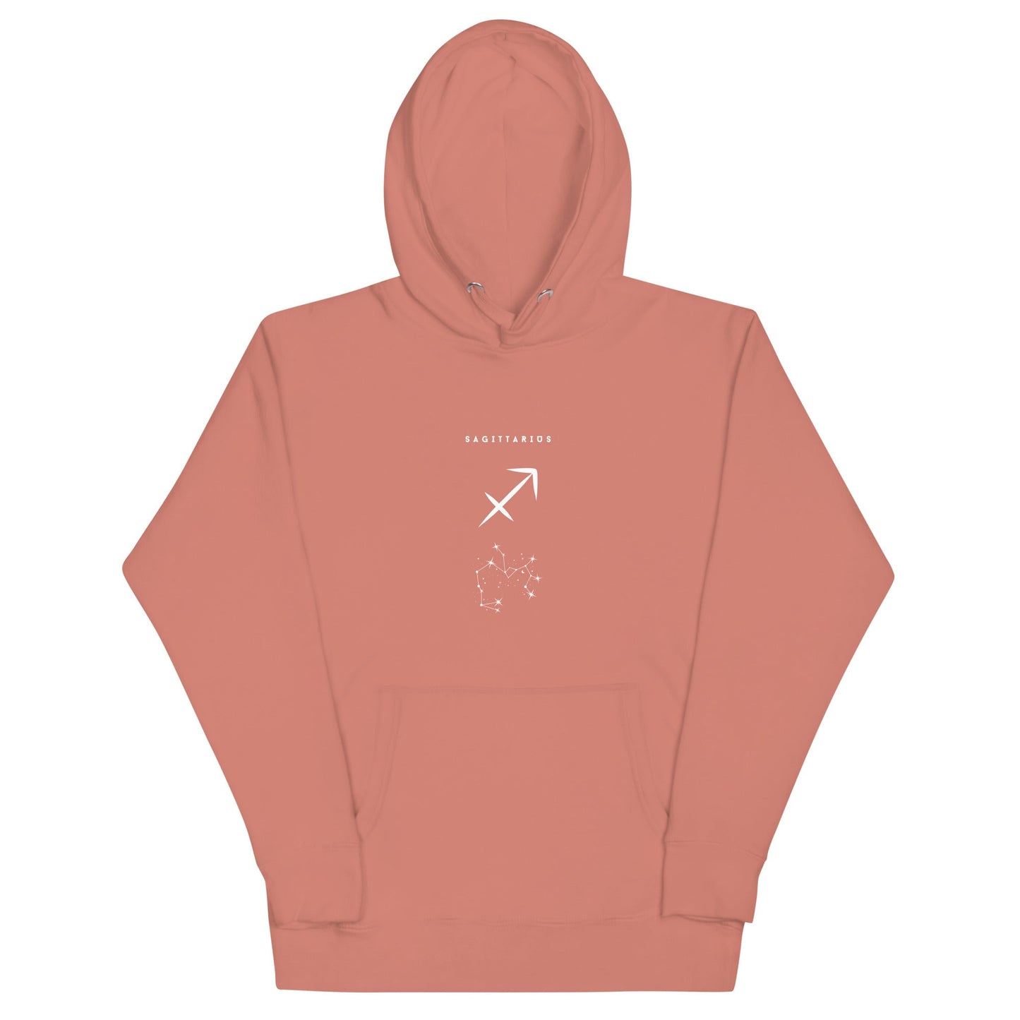 Image 11 of Navy Blazer Arrowborne Hoodie - Left Placement, size 2XL, with Sagittarius artwork visible in front view.
