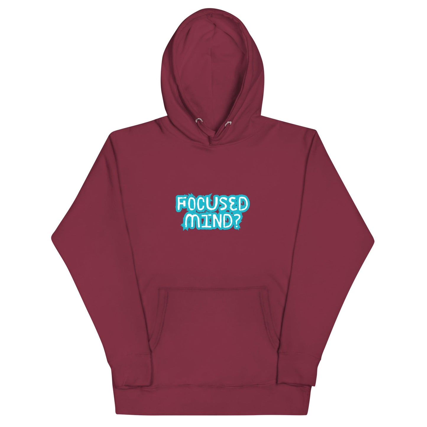 Mindstate Hoodie - Left Placement by R.A. Apparel, image 3, front view, Black, size L, left placement.